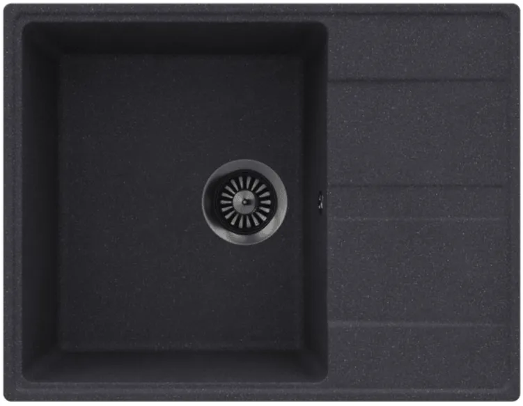 Фото товара: Maunfeld Lacrima 650 MFQS-650DGR, мойка, гранит, темно-серый