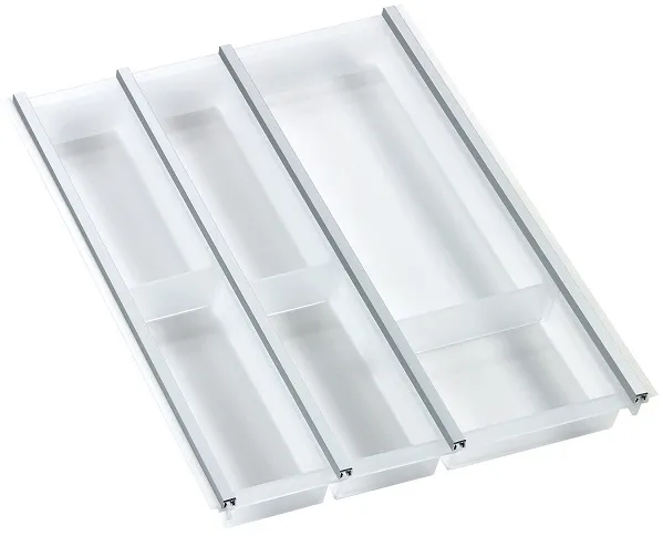 Фото товара: Ninka Cuisio Aqua 450, Hettich ArciTech, лоток для столовых приборов, белый