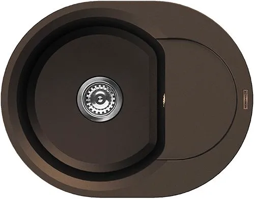 Фото товара: Omoikiri Sakaime 60E-DC, мойка, гранит, темный шоколад