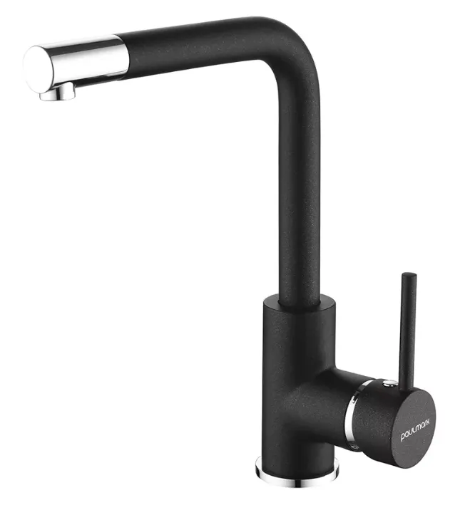 Фото товара: Paulmark HONNER, смеситель, гранит, черный