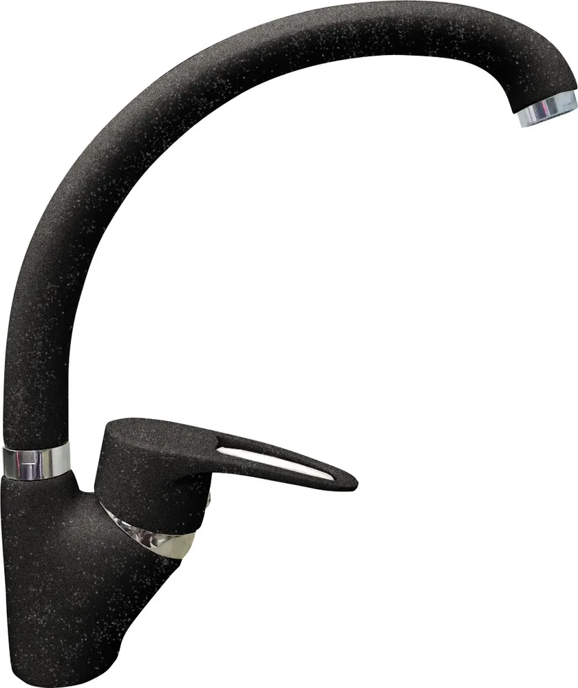 Фото товара: GranFest 1024, смеситель, мрамор, черный