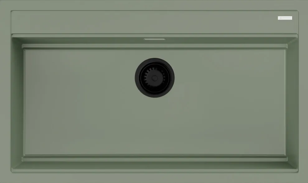 Детальное фото товара: Omoikiri Kitagawa 86-LB-WG, мойка, керамика, ветреный зеленый