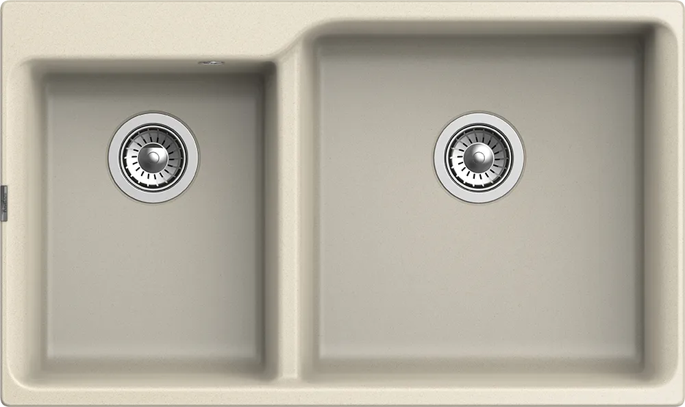 Фото товара: Rivelato AXEL X-90D beige scuro, мойка, гранит, темно-бежевый