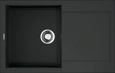 Фото товара: Omoikiri Sakaime 79-BL, мойка, гранит, черный