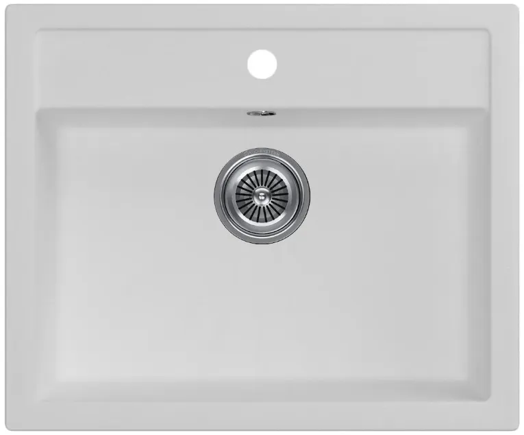 Фото товара: KUCHENSTERN TOP 60, мойка, гранит, белый