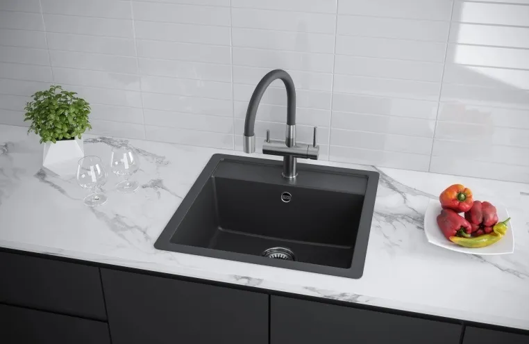 Детальное фото товара: KUCHENSTERN TOP 50, мойка, гранит, антрацит