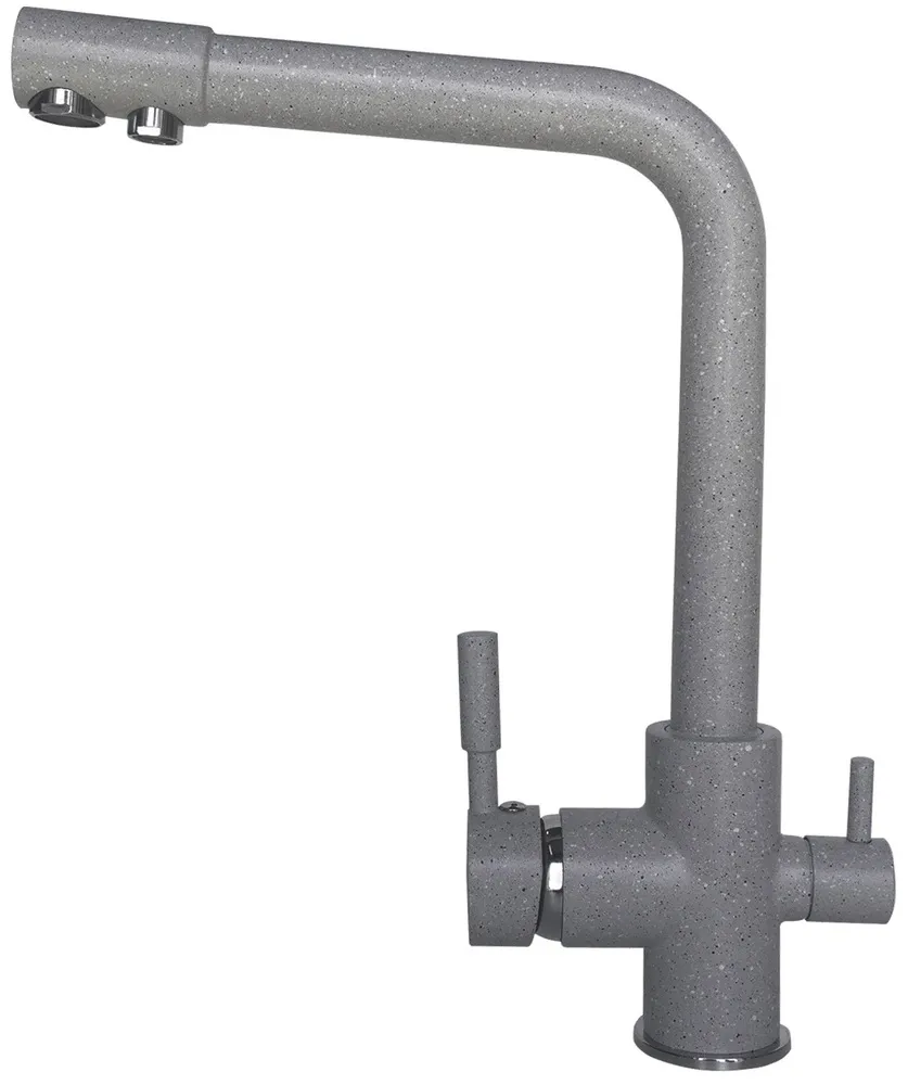 Фото товара: LEX Biferno Space Gray, смеситель, гранит