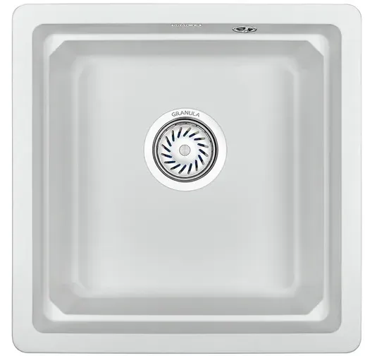 Фото товара: GRANULA 4501U мойка, гранит, арктик (белый)