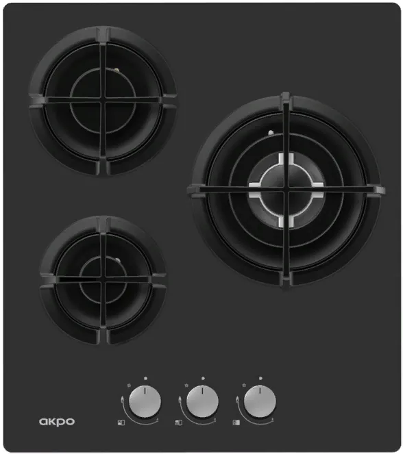 Фото товара: AKPO PGA 453 FGC2 BL газовая поверхность