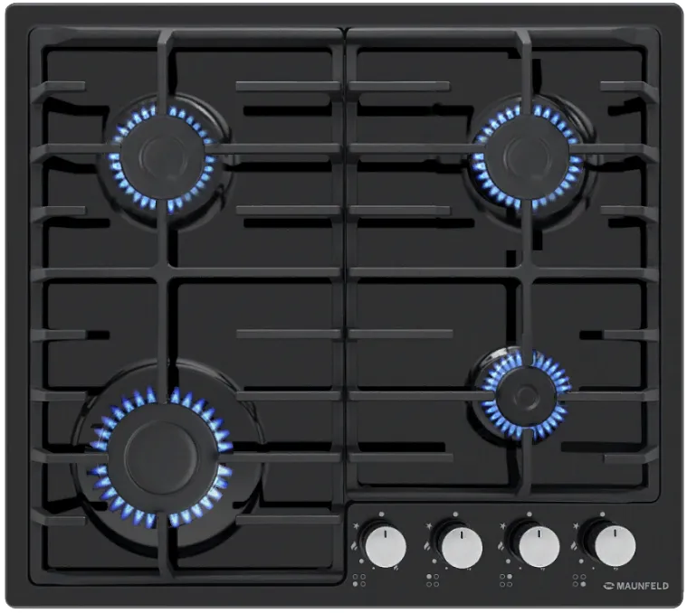 Фото товара: Maunfeld EGHE.64.3STS-EB/G газовая поверхность