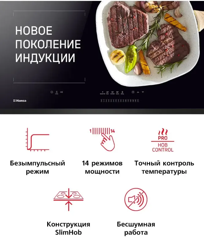 Детальное фото товара: Hansa BHI67116 индукционная поверхность