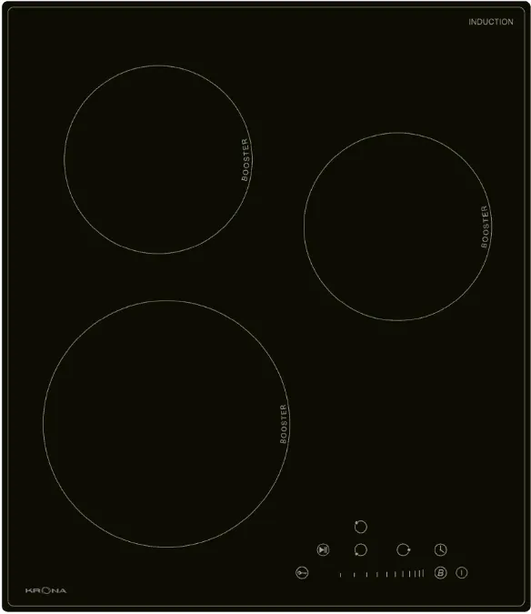 Фото товара: Krona FORTE 45 BL индукционная поверхность