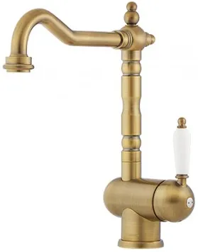 Фото товара: Omoikiri Kyoto-AB, смеситель, античная латунь