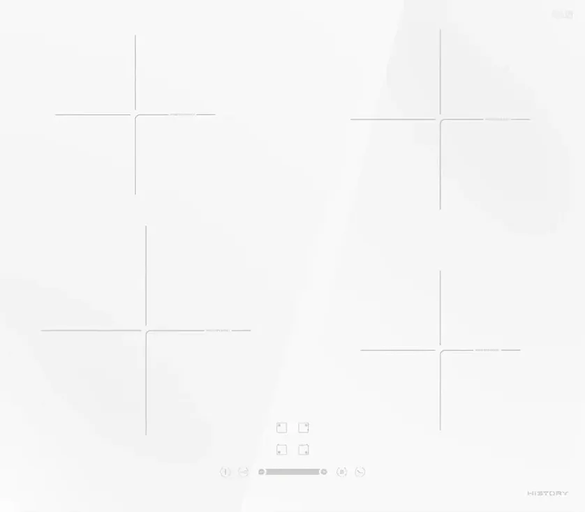 Фото товара: HISTORY HI 6410 GWH индукционная поверхность