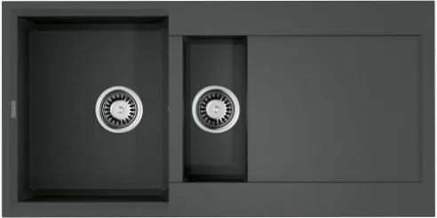 Фото товара: Omoikiri Sakaime 100-2-PL, мойка, гранит, платина