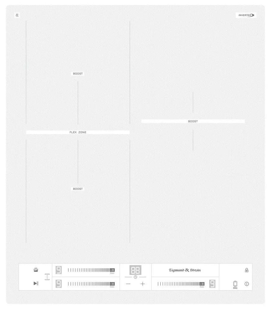 Фото товара: Zigmund & Shtain CI 24.4 W индукционная поверхность