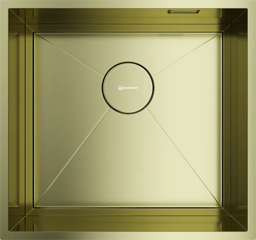 Детальное фото товара: Omoikiri Kasen 48-26 INT LG, мойка, нержавеющая сталь/светлое золото