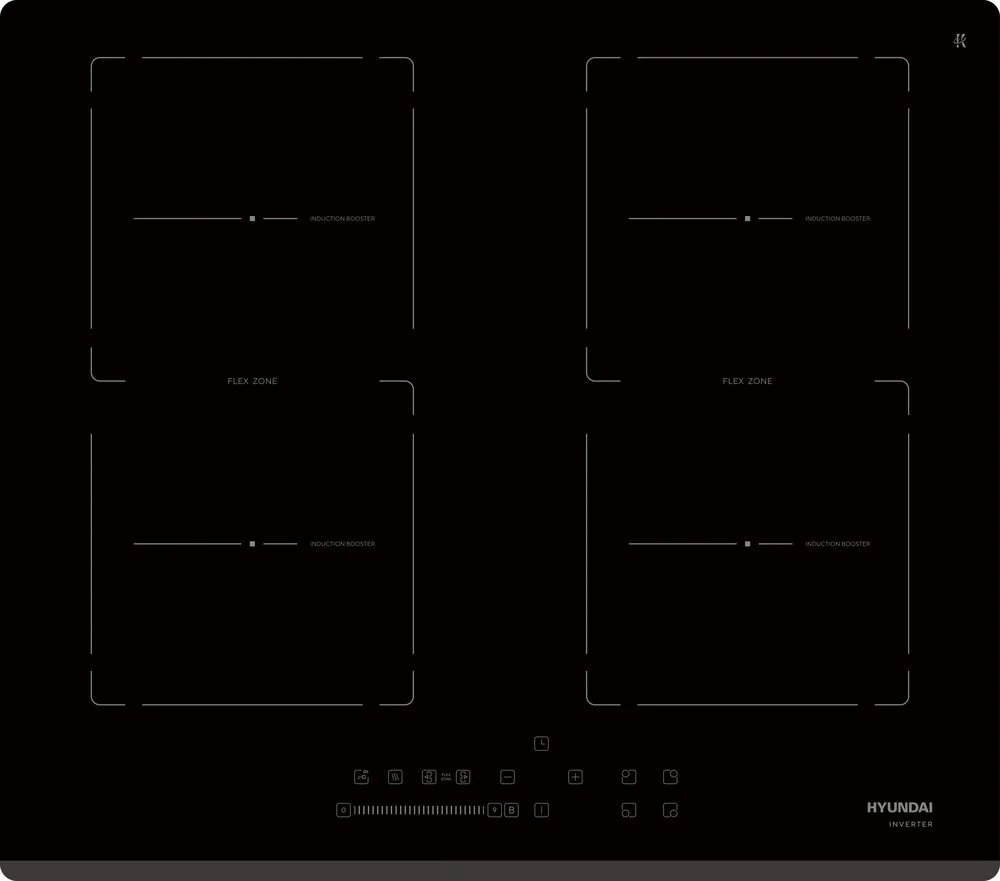 Детальное фото товара: Hyundai HHI 6781 BG индукционная поверхность