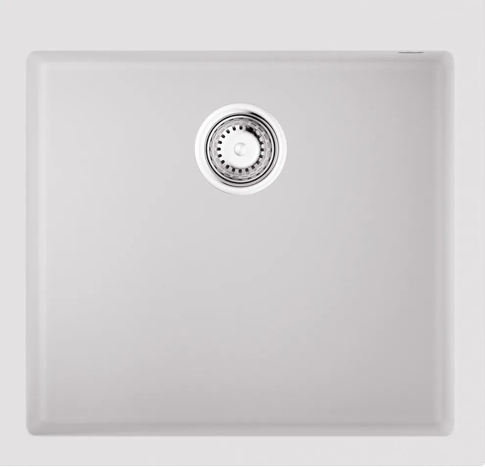 Детальное фото товара: Omoikiri Bosen 57A-WH, мойка, керамика, белый