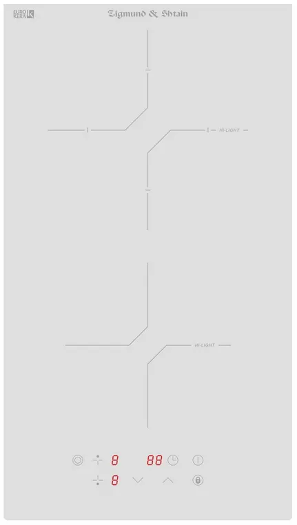 Фото товара: Zigmund & Shtain CN 38.3 W стеклокерамическая поверхность