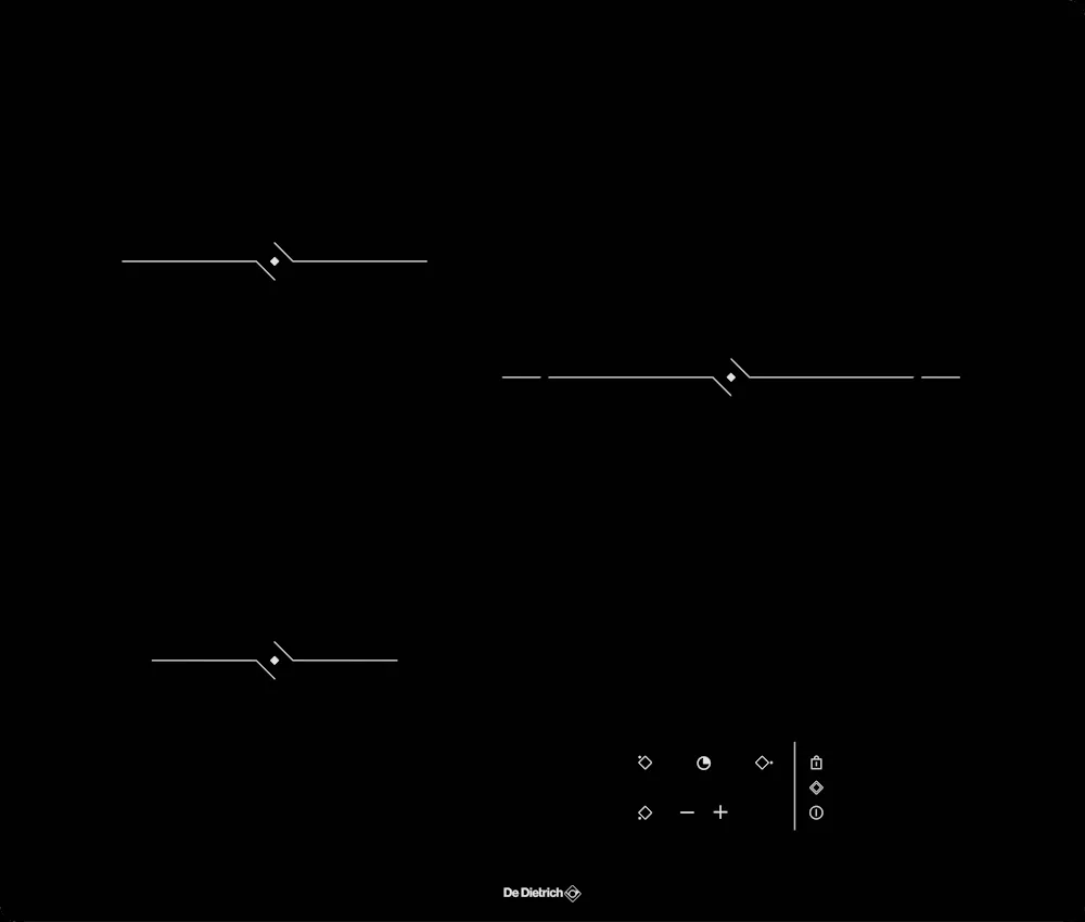 Фото товара: De Dietrich DPV4502B стеклокерамическая поверхность