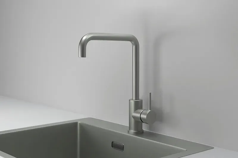 Детальное фото товара: GRANULA 7110 смеситель, нержавеющая сталь, сталь матовая