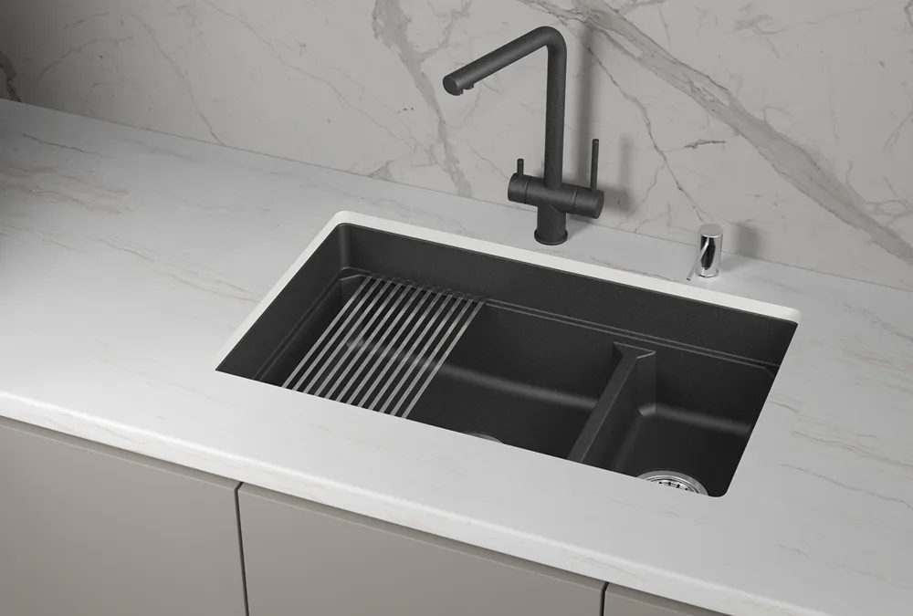 Детальное фото товара: GRANULA 7304iU мойка, гранит, черный