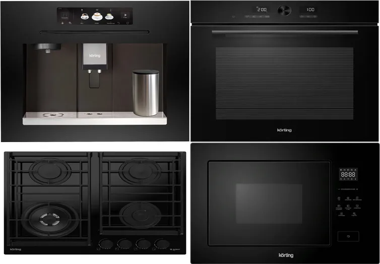 Фото товара: KORTING HGG 6955 CTN + OKB 1680 GN MW + KMI 827 GN + KCM 9830 BCG