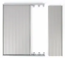 Фото товара: Ninka Vector 1000, стационарная составная полка-перегородка, серый