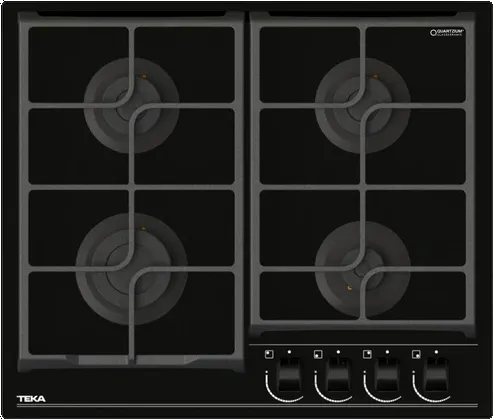 Фото товара: Teka GBC 64100 KBN NIGHT RIVER BLACK газовая поверхность