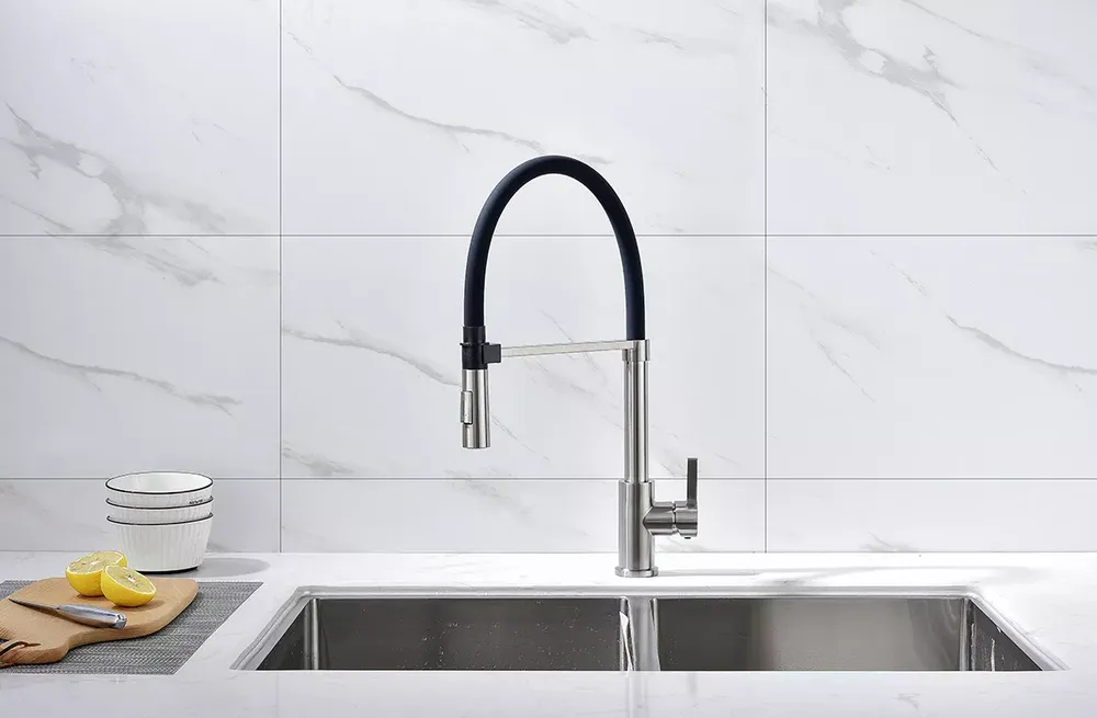 Детальное фото товара: Paulmark HALT, смеситель, брашированная сталь