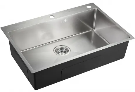 Фото товара: Emar EMB-125A PVD Nano Satine, мойка, нержавеющая сталь сатин