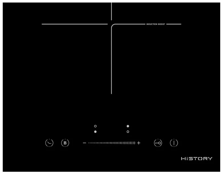 Детальное фото товара: HISTORY HI 3210 BBK индукционная поверхность