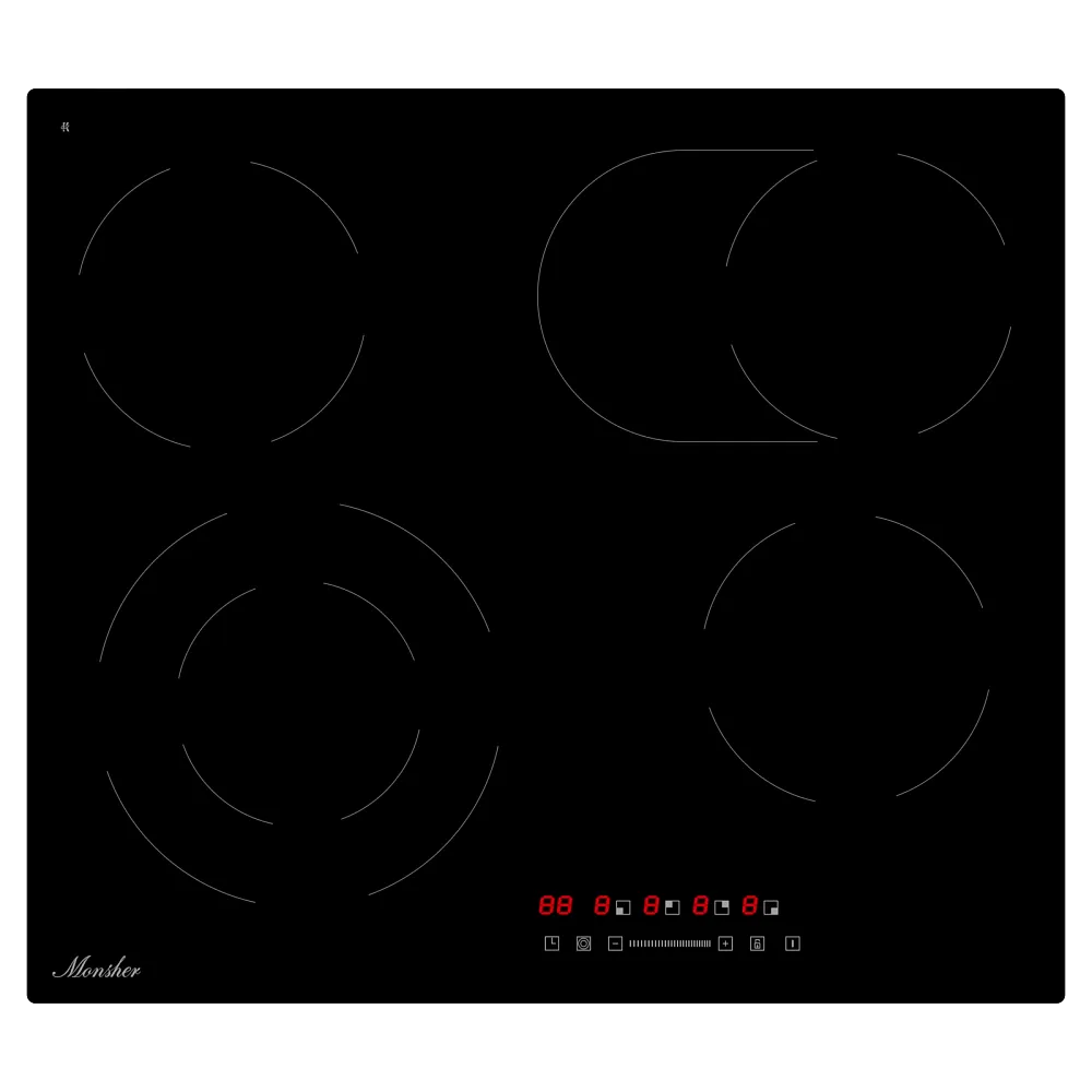 Детальное фото товара: Monsher MHE 6013 стеклокерамическая поверхность