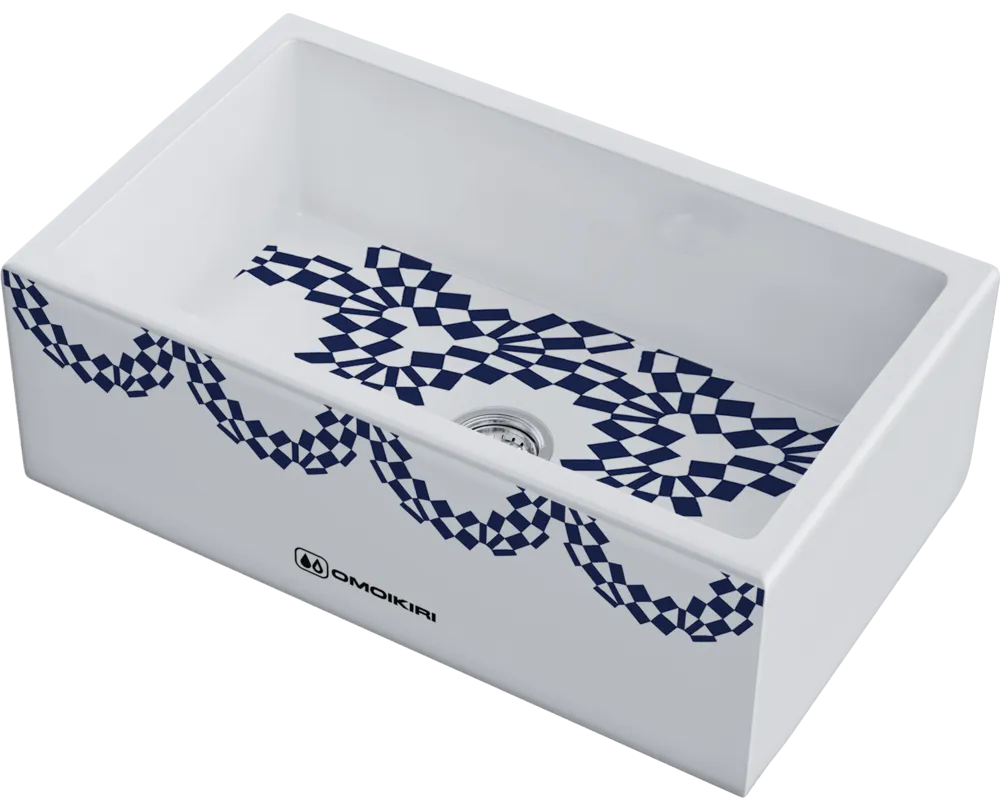 Фото товара: Omoikiri Mikura 76-Tokyo 2, мойка, керамика, белый