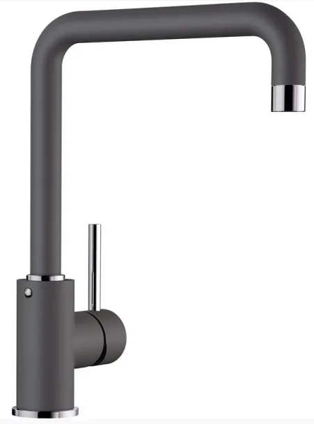 Фото товара: Blanco Mili, смеситель, гранит, темная скала