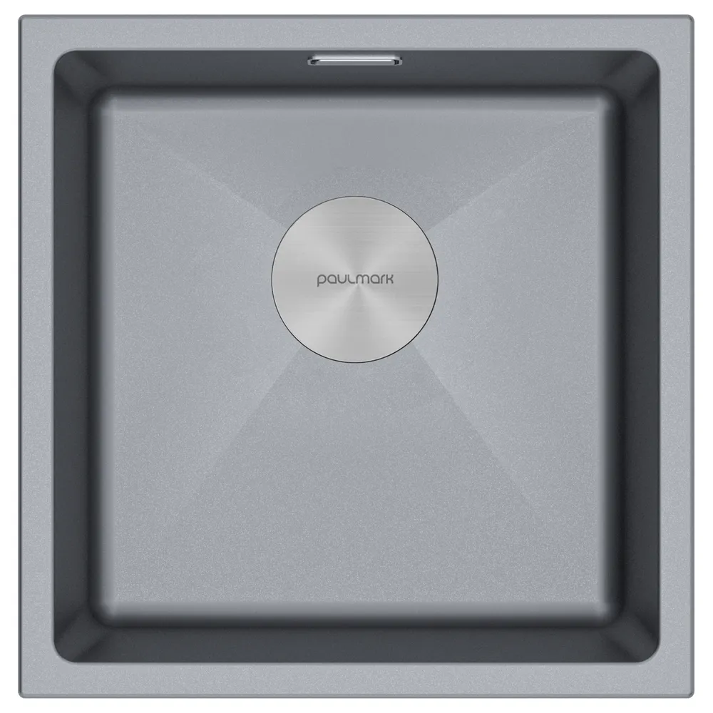 Фото товара: Paulmark LUMI 45UNI, мойка, гранит, серый металлик
