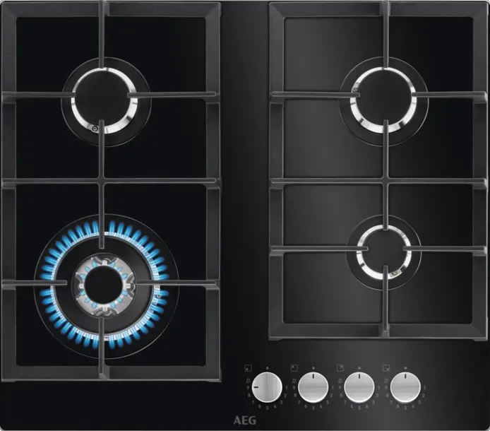 Фото товара: AEG HKB64420NB газовая поверхность