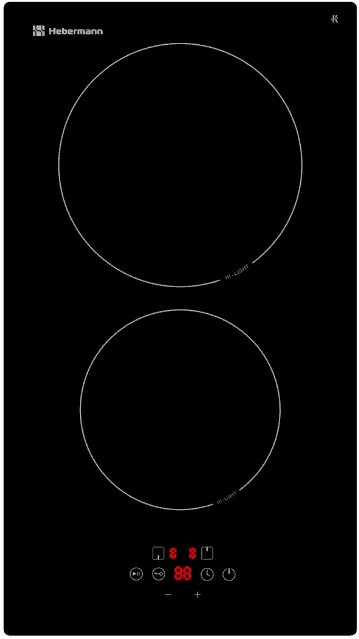 Фото товара: Hebermann HBKC 3020.1 B стеклокерамическая поверхность