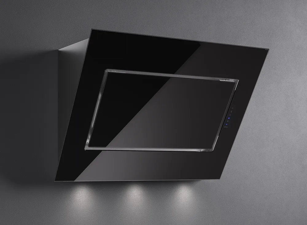 Фото товара: Falmec QUASAR GLASS BLACK 80