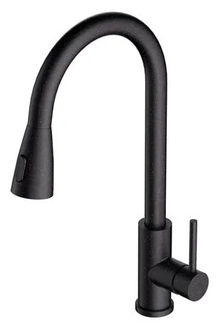 Фото товара: ALVEUS PRIMROSE PS CARBON G91, смеситель, гранит, карбон