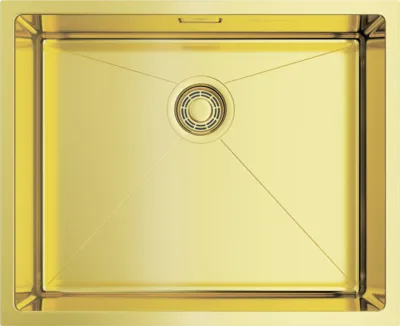 Детальное фото товара: Omoikiri Taki 54-U/IF-LG, мойка, нержавеющая сталь/светлое золото