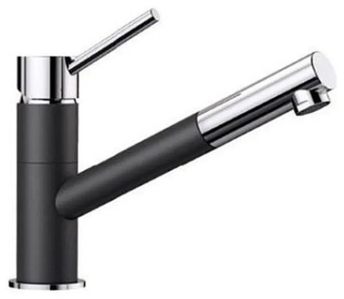 Фото товара: Blanco Kano, смеситель, гранит, антрацит/хром