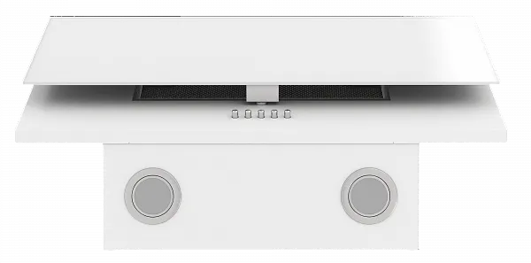 Детальное фото товара: Elikor Сапфир 60П-430-К3Д белый/белое стекло