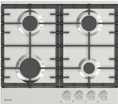 Фото товара: Evelux HEG 600 X газовая поверхность