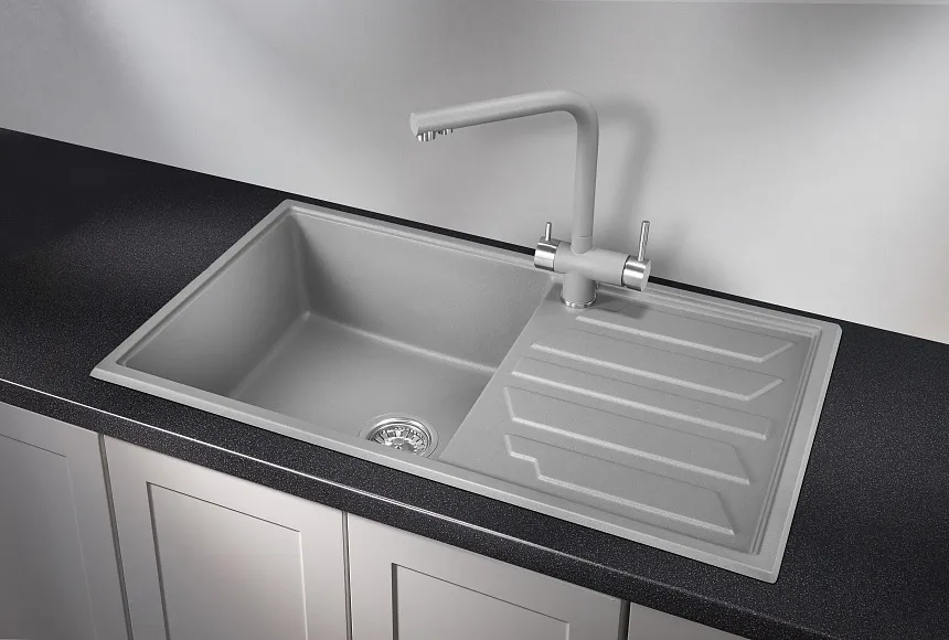 Детальное фото товара: GRANULA 8601 мойка, гранит, алюминиум