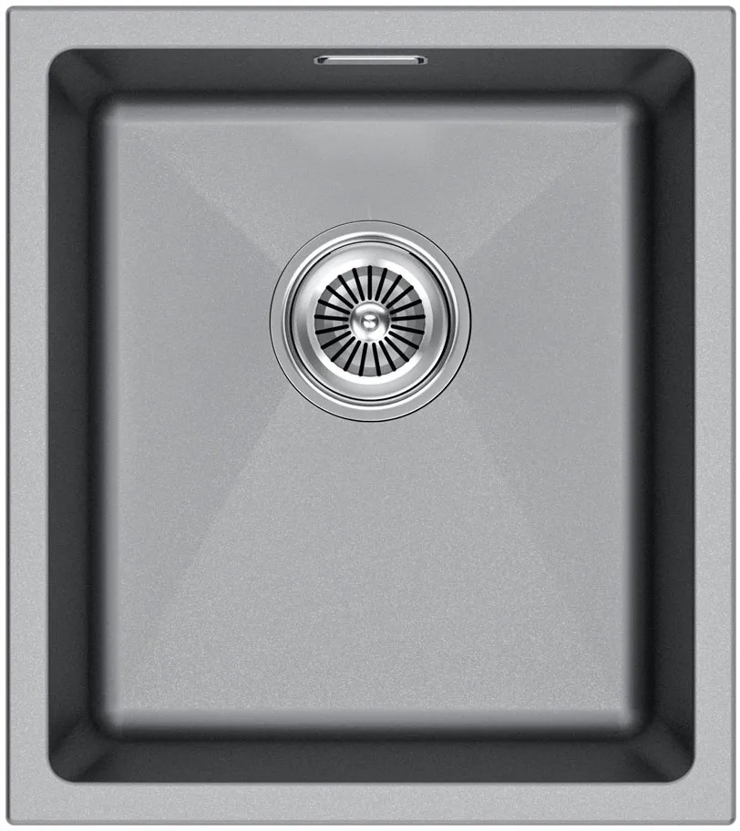Детальное фото товара: Paulmark LUMI 41UNI, мойка, гранит, серый металлик