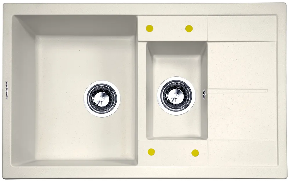 Фото товара: Zigmund & Shtain RECHTECK 780.2, мойка, каменная соль