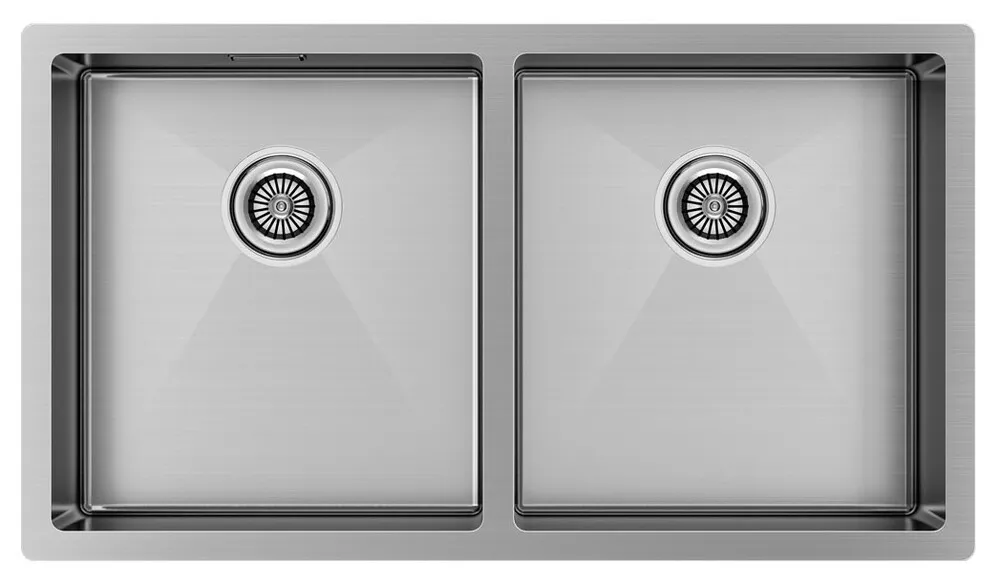 Детальное фото товара: Paulmark GERBERG 78/2 UNI, мойка, нержавеющая сталь брашированная