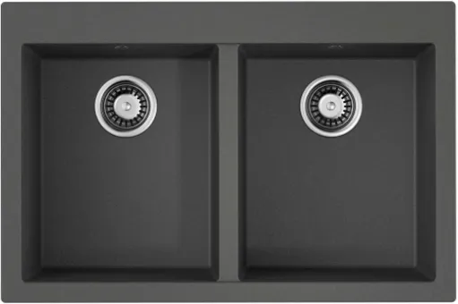 Фото товара: Omoikiri Bosen 80-2-PL, мойка, гранит, платина